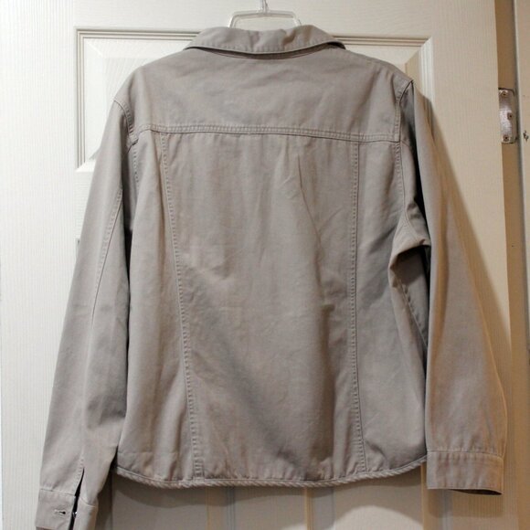Pendleton Tan Jean Jacket Button Front Women’s XL - Picture 2 of 3